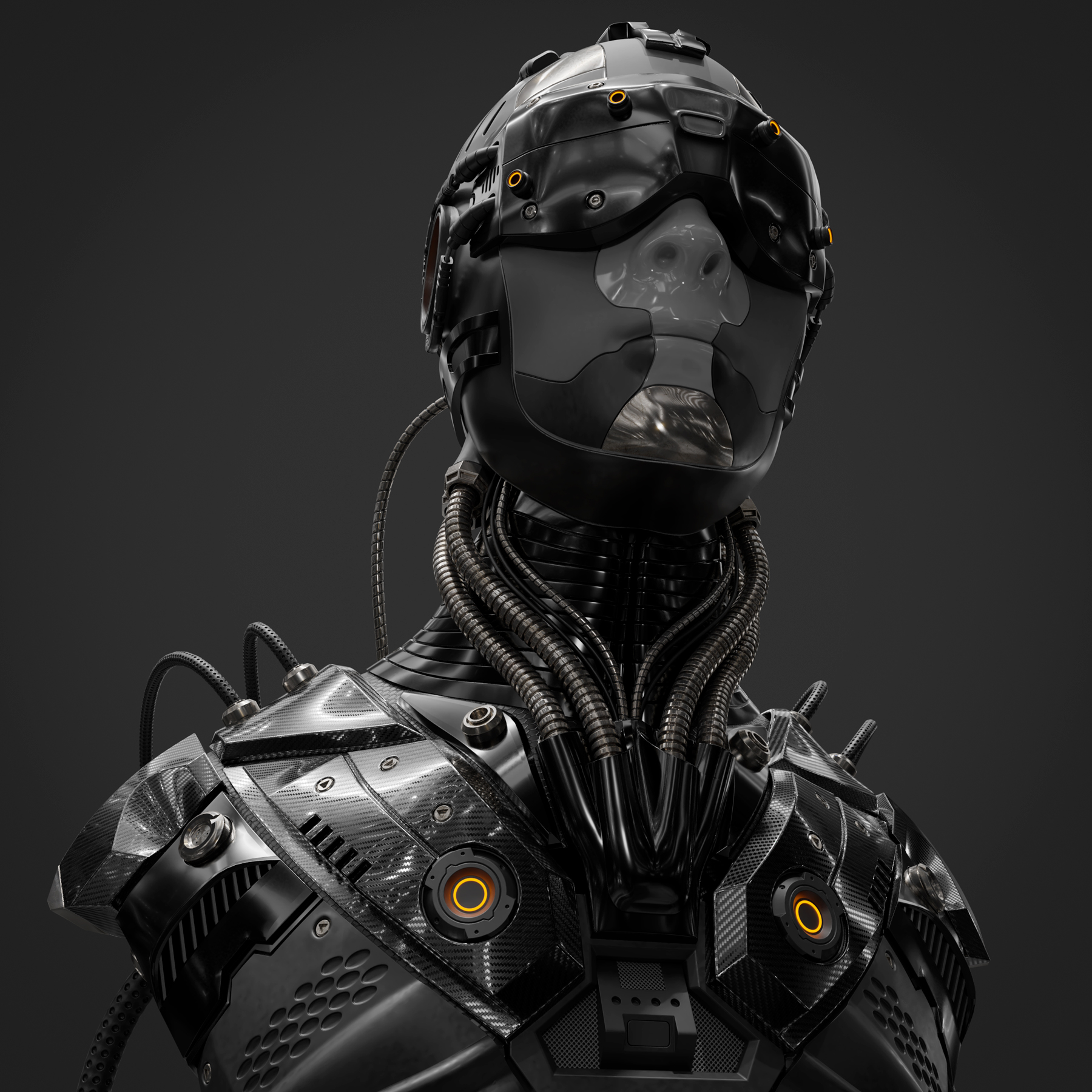Sci Fi - Character 01 - Bust 3D — imagen 1